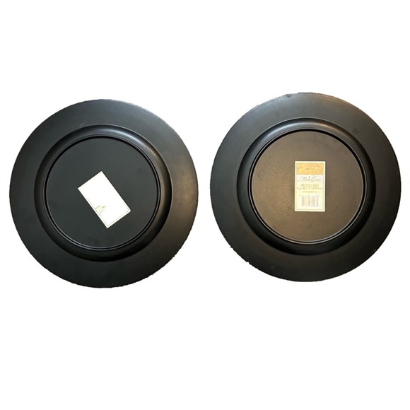 Veranda Pair of Bamboo Charger Platter Natural - Picture 4 of 8